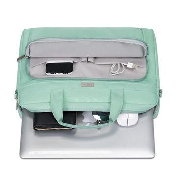 China Simple Design Laptop Shoulder Bag Polyester Messenger Carrying Briefcase for sale