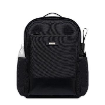 China 16 Inch Business Computer Backpacks With Water Resistant RPET PU Leather for sale