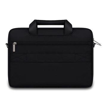 China Lightweight Black Business Laptop Bags Briefcases Water Resistant for sale