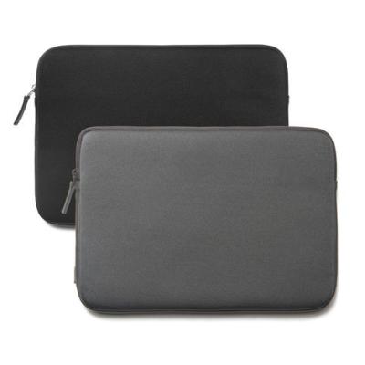 China Customized Laptop Bag Sleeves , Neoprene Laptop Case with black grey color for sale