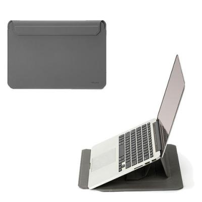 China Classic Pu Leather Water Resistant Laptop Sleeve 1.1mm Ultra Slim for sale