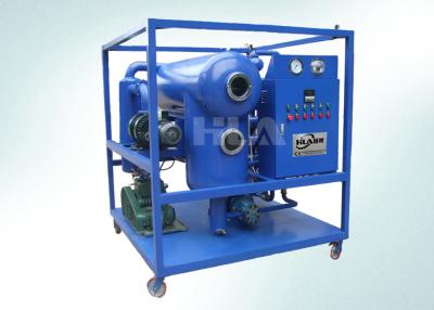 China High Vacuum Transformer Oil Purifier Machine With Automatic Control Panel for sale