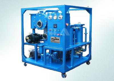 China High Speed Vacuum Transformer Oil Purifier Machine With Dual Electronic Monitoring System for sale