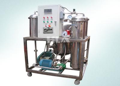 China Portable Vacuum Dehydrator Oil Purification System With PLC Control System for sale