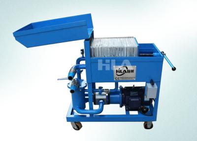 China Dewatering Used Oil Plate Filter Press / Press Filtering Unit / Oil Cleaning Machine for sale