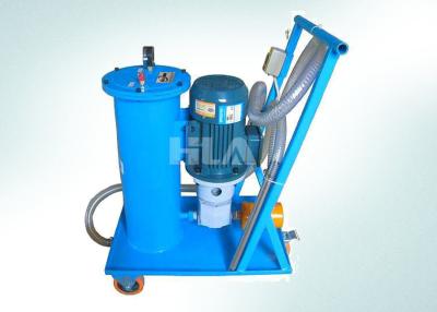 China Hand Push Type Portable Oil Filtration Cart With Europe Brand Pump for sale