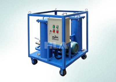 China Carbon Steel Portable Hydraulic Oil Filtration Unit With Electric Control Panel for sale
