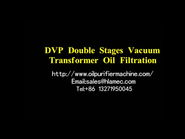 DVP30 transformer oil purifier