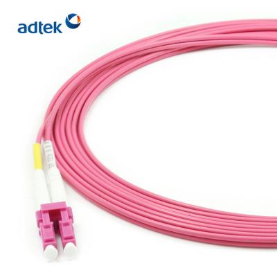 China LC To ST Multimode Duplex Fiber Optic Patch Cable OM4 Optical Fiber Patch Cord for sale