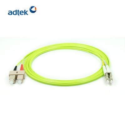 China SC To LC Duplex Patch Cord OM5 MM Multimode High Return Loss For FTTH for sale