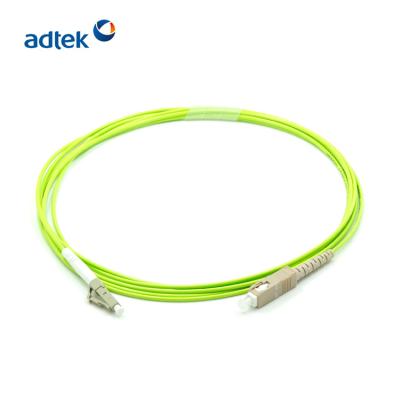 China LC / APC To SC / APC Simplex Multimode Fiber Patch Cable 0.9mm 2.0mm 3.0mm for sale