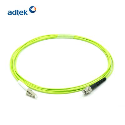 China Single Mode Fiber Optic Patch Cord  LC To ST Duplex 0.9mm 1.2mm 1.6mm For CATV for sale