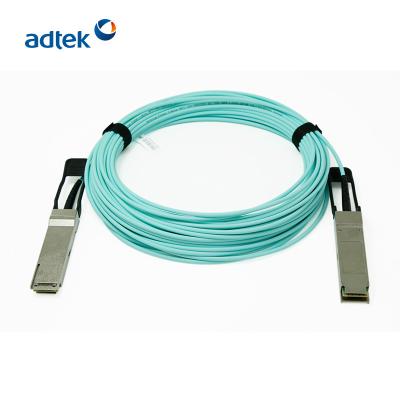 China DSFP+ Active Optical Cable low power consumption for 40 Gigabit Ethernet for sale