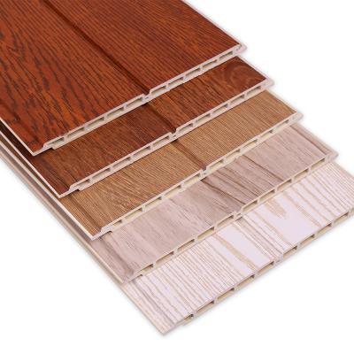 China Antimicrobial Wood Plastic Composite WPC Fluted Wall Panel UV Resistance for sale