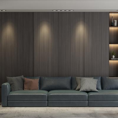 China Hot Sale Fire And Insect Proof Wood Grain Bamboo Charcoal Wood Veneer Wall Panels for sale