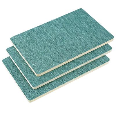 China Bamboo Wood Fiber Fireproof Fabric PVC Wall Panels Water Resistant for sale