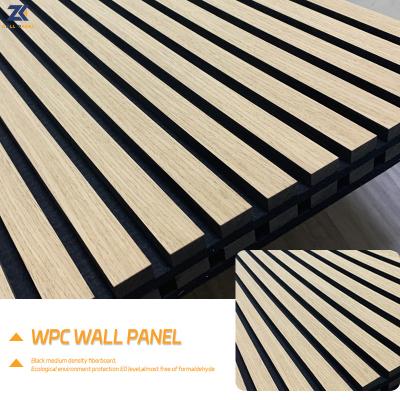 China El panel acústico de madera de madera sólido de los materiales de la decoración interior del panel de las ventas directas de la fábrica en venta