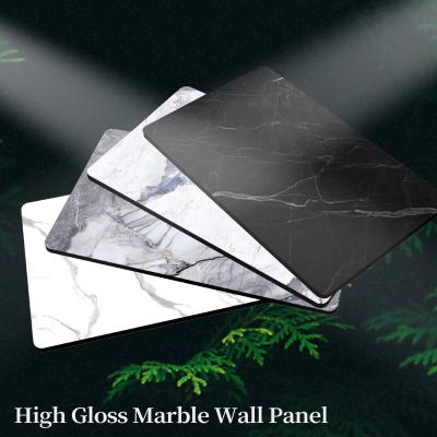 China TV Background Marble Wall Panels Bamboo Charcoal Co-Extruded Wood Veneer for sale