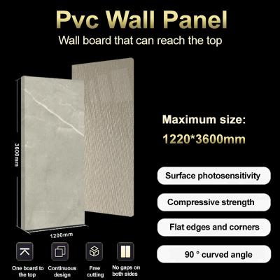 China Trasfondo de la televisión Paneles de pared de mármol Impermeables Paneles de cristal de mármol de bambú en venta