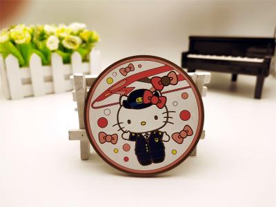China Reusable PVC Key Holder , Custom Rubber Keychains Hello Kitty Themed for sale