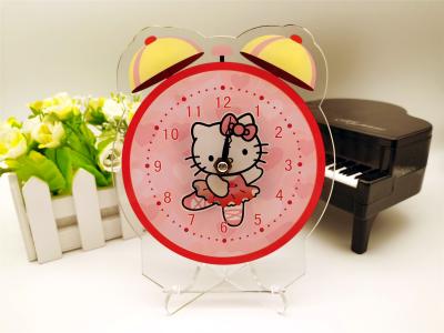 China Decorations Modern Acrylic Clock ODM Souvenir PMMA Material for sale