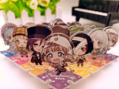 China Anime Acrylic Stand Figures , 5cm X 3.8cm Mini Acrylic Display Stands for sale