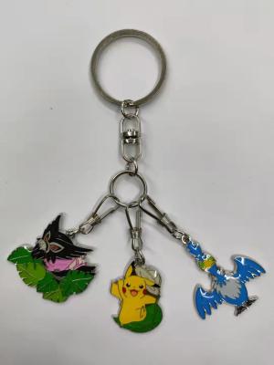China Zinc Alloy Material Pokemon Metal Keychain Souvenir Cute Small for sale