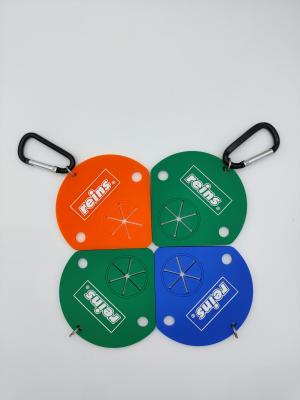 China Double Sided PVC Key Holder Soft Multicolor Decorative Pendant for sale