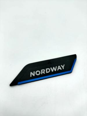 China Viscose Eco Friendly Logo Stickers , Nordway Pvc Adhesive Sticker for sale