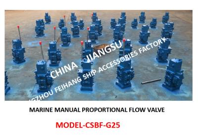 China MARINE MANUAL PROPORTIONAL FLOW DIRECTIONAL COMPOSITE VALVE CSBF-G25 Material - cast iron for sale