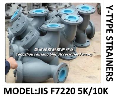 China JIS F7220 5k/10k Cast iron Y-type Strainers for sale