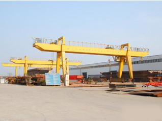 China 100 Ton 200 Ton Large Double Girder Gantry Crane for Outside U Shape 3.5m/Min for sale