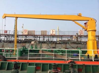 Китай 0 | палубный судовой кран гидравлического жесткого заграждения 80 тонн морской с Slewing BV 360° продается
