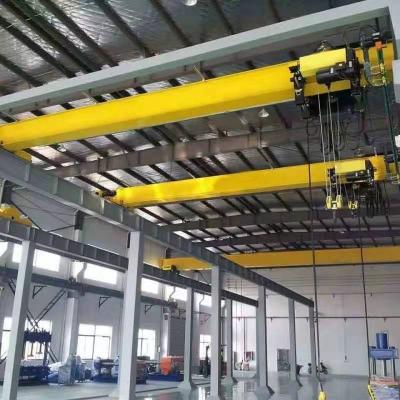 China 5 Ton 10 Ton 16 Ton Single Girder Overhead Crane With Electric Hoist 6 - 32m for sale