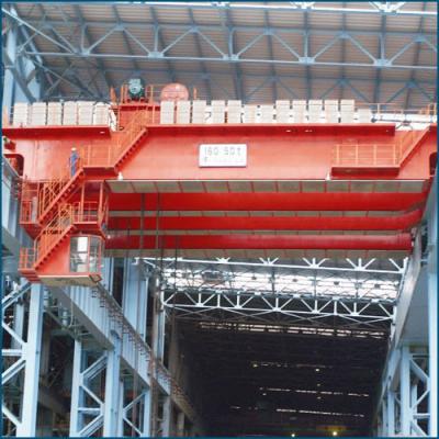 Китай Сверхмощный двойной 4 лучей металлургический бросая мостовой кран прогона/ продается