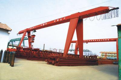 China Span 7.5 - 31.5m Single Girder EOT Gantry Crane 5 Ton Ground Control for sale
