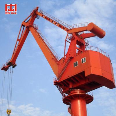 中国 4リンク タイプ可動装置港の門脈クレーン門脈の回転クレーン25t 45mブーム 販売のため