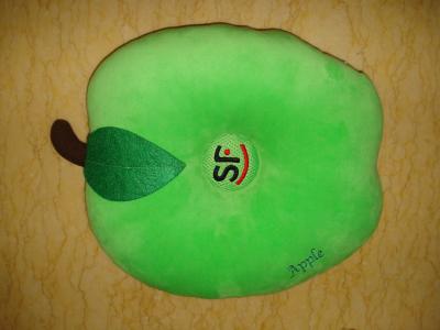 China SF-Express apple-shaped pillow inseted with USB speaker for sale