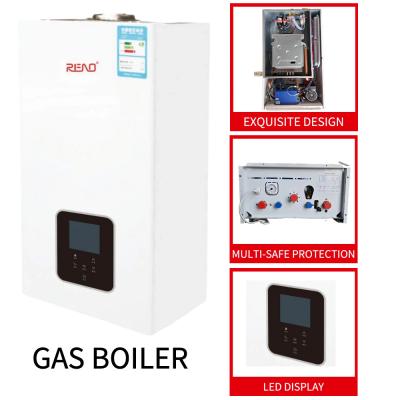 China 26kw 40kw Gas Wall Hung Boiler Wall Mounted Gas Hot Water Heater Intelligent Control for sale