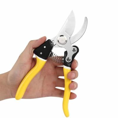China Sharp Bypass Manual Pruning Shears , Garden Hand Shears 4mm Thickness Blades for sale