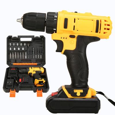 China 36V Household Power Drill Drivers , Cordless Drill Driver Set 24 Pcs For Wood Metal for sale