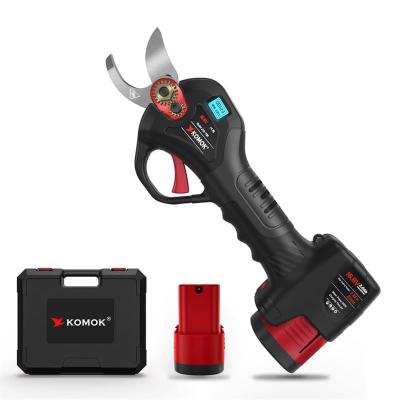 China KOMOK Cordless Electric Pruning Shears 2000mAh Battery For Branches Cutting for sale