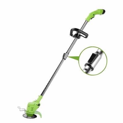 China Electric String Trimmer Battery Powered 2000mAh , 12V Electric Weed Eater Cordless Lawn Trimmer with 2pcs Battery for sale