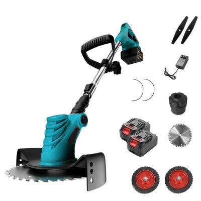 China 345W Telescopic Cordless Grass Cutter , Battery Weed Trimmer With 2 Pcs 21V Batteries for sale