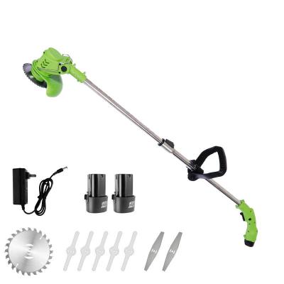 China DC 12V Electric String Trimmer , 8500 RPM Battery Operated Weed Eater With Blades for sale