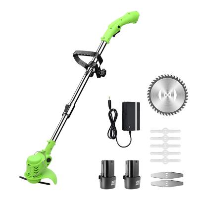 China Telescopic Electric String Trimmer , Lightweight Cordless Weed Wacker Green Color for sale