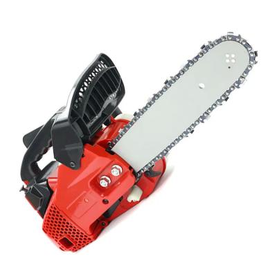 China 700W 2 Stroke Gas Powered Chain Saw 25cc For Trees Firewood Cutting for sale