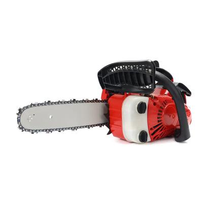 China Handheld Cordless Gas Powered Chain Saw 12 Inch For Trees Wood Forest for sale
