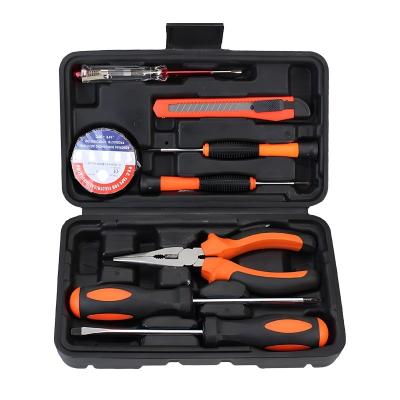 China JYH-HTS09-4 Black Household Tool Box Set 8 Piece Mechanic Toolbox Set With Hammer for sale