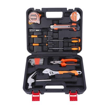 China JYH-HTS20-1 20-Piece Household Tool Kit Home Repair Auto Hand Tool Kit with Plastic Toolbox for sale